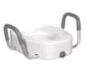 Drive Medical Premium Plastic Raised Elongated Toilet Seat with Lock