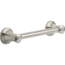 Delta 12 in. Transitional Decorative ADA Grab Bar, Stainless