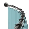 Zenna Home Curved Shower Curtain Rod, No Drill, 50 to 72 in.