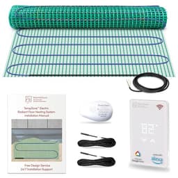 WarmlyYours TempZone Easy Mat, 120V, 3 x 6 ft
