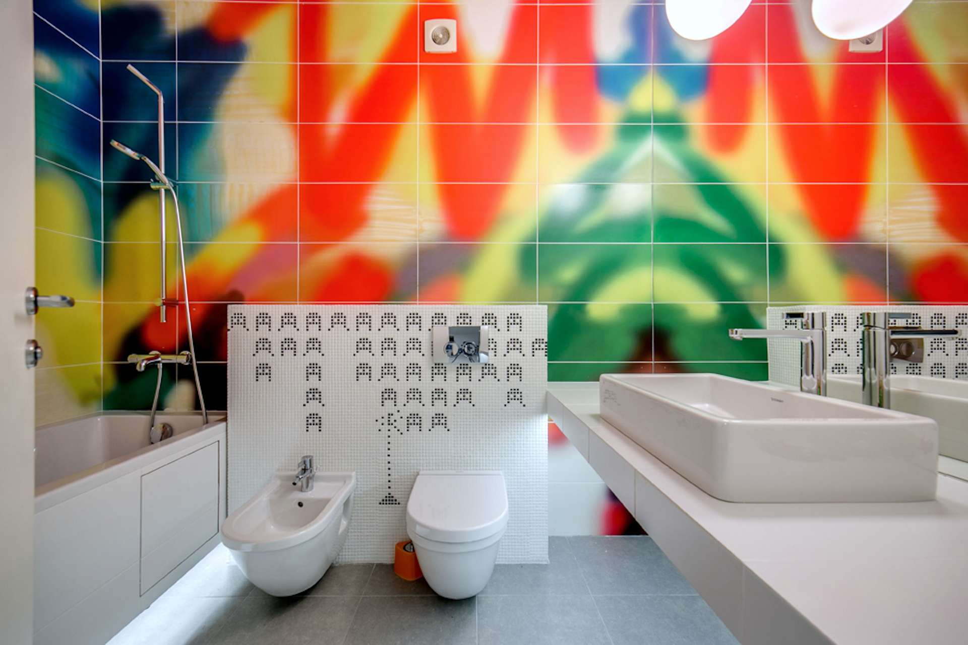 A family bathroom