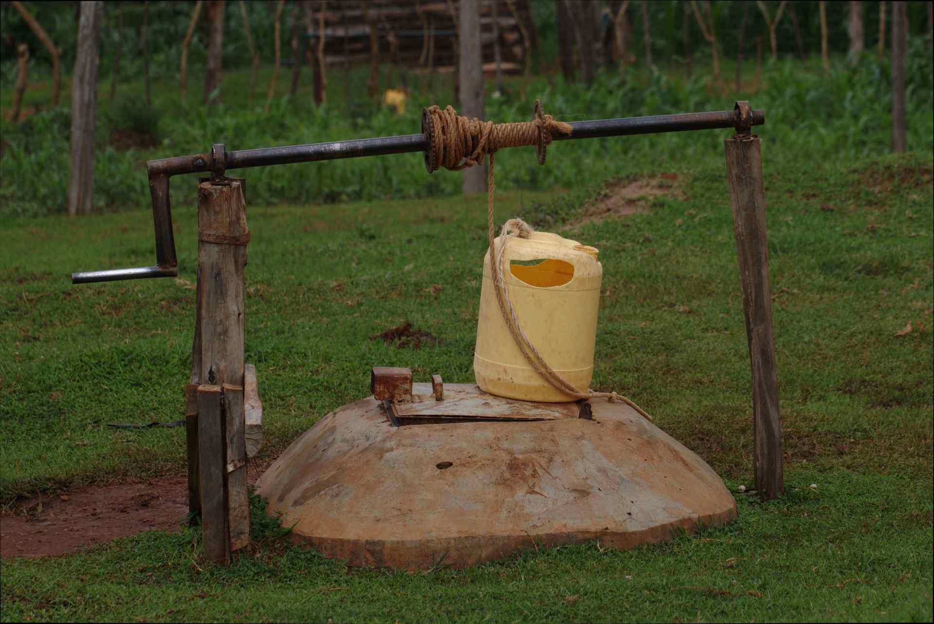A water well in the countryside