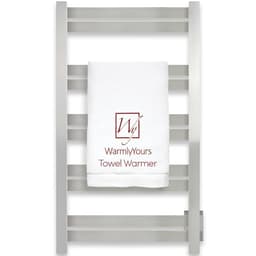 WarmlyYours Grande 10 Towel Warmer, Brushed, Hardwired, 10 Bars