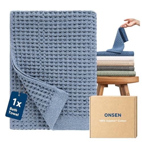 ONSEN Supima Waffle Bath Towel
